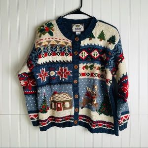 Vintage Christmas Cardigan